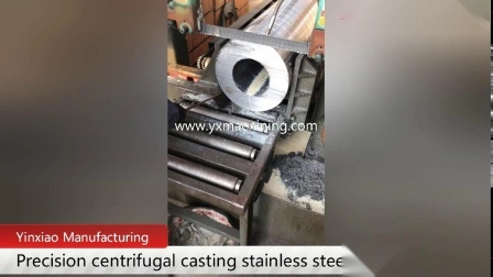 Coulée centrifuge Ht250 manchons en fer gris tube tube rouleau de fer en acier allié coulée centrifuge avec usinage CNC